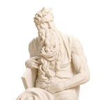 Moses (Upper Half) Ivory White collectible bust