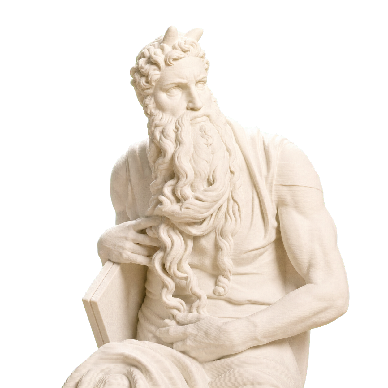 Moses (Upper Half) Ivory White collectible bust