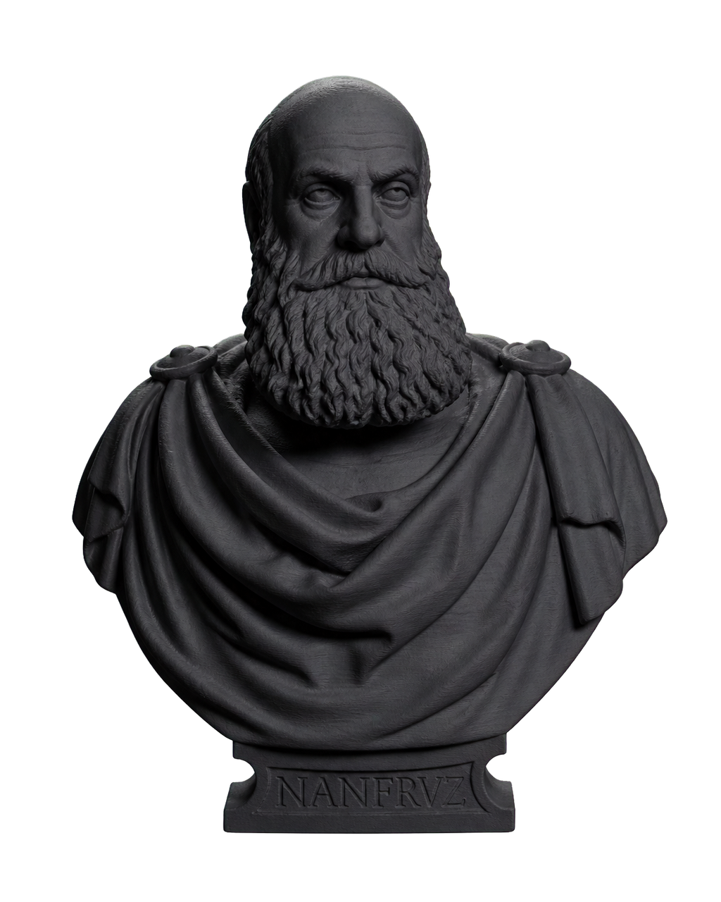 Bust of Marcantonio Ruzzini Charcoal Black collectible bust