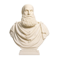 Bust of Marcantonio Ruzzini Ivory White collectible bust