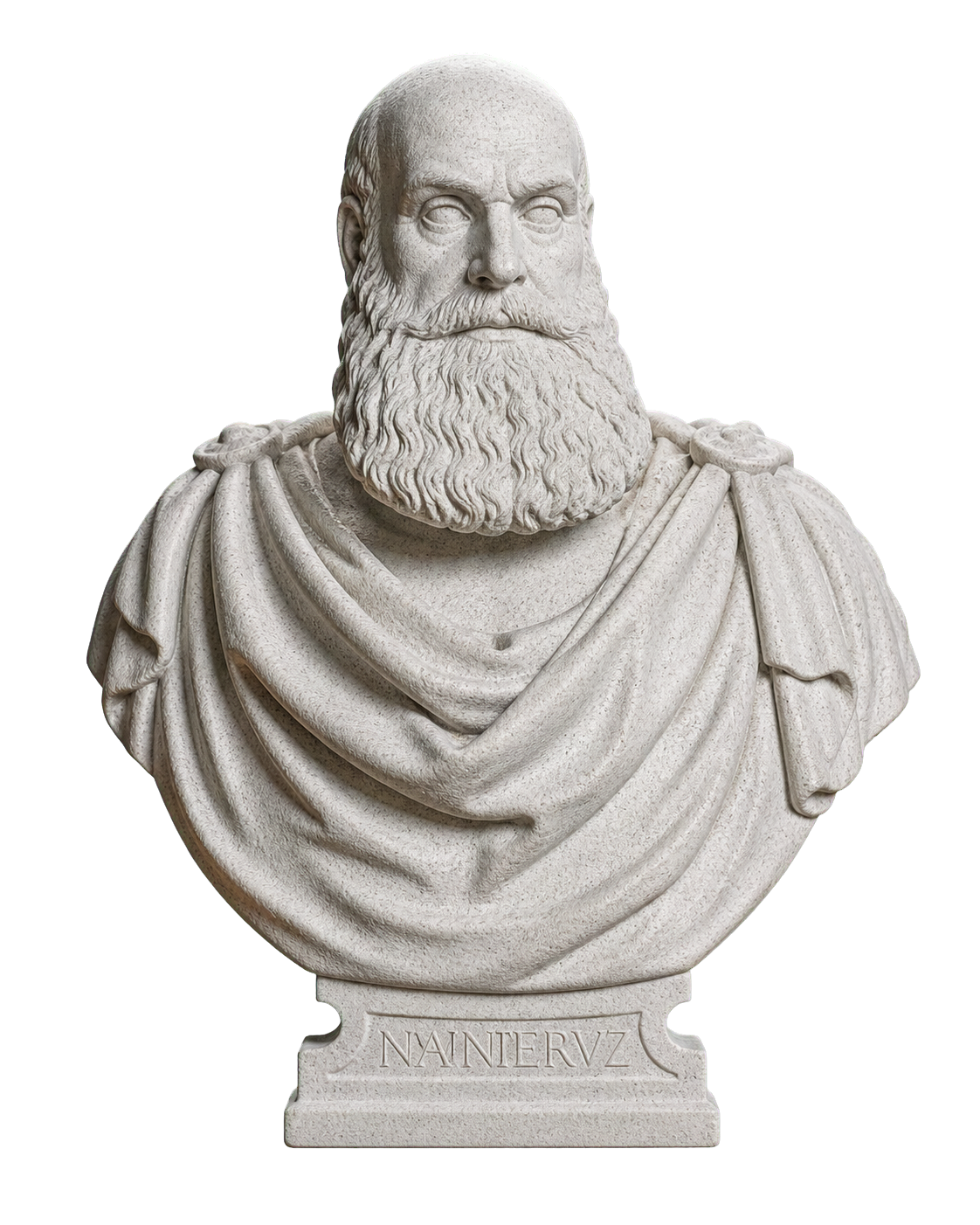 Bust of Marcantonio Ruzzini Marble Stone collectible bust