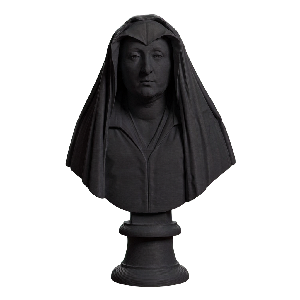 Bust of Camilla Barbadori Charcoal Black collectible bust
