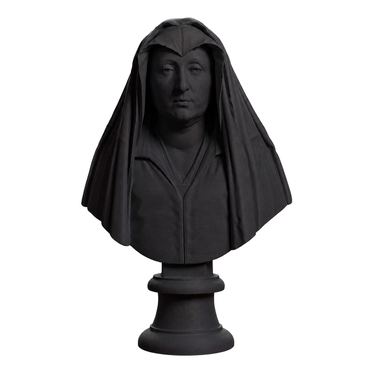 Bust of Camilla Barbadori Charcoal Black collectible bust
