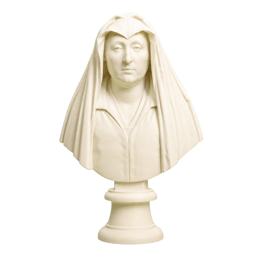 Bust of Camilla Barbadori Ivory White collectible bust