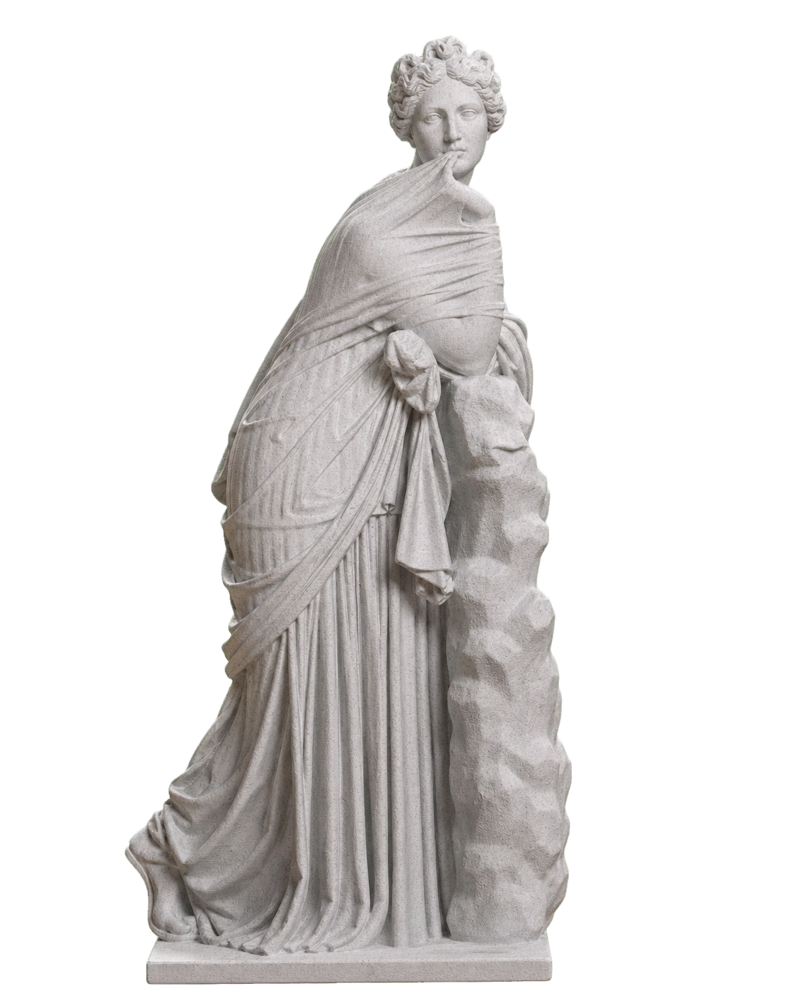 Polyhymnia Marble Stone collectible bust