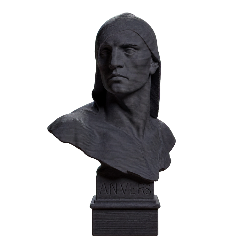 Anvers (Antwerp) Charcoal Black collectible bust