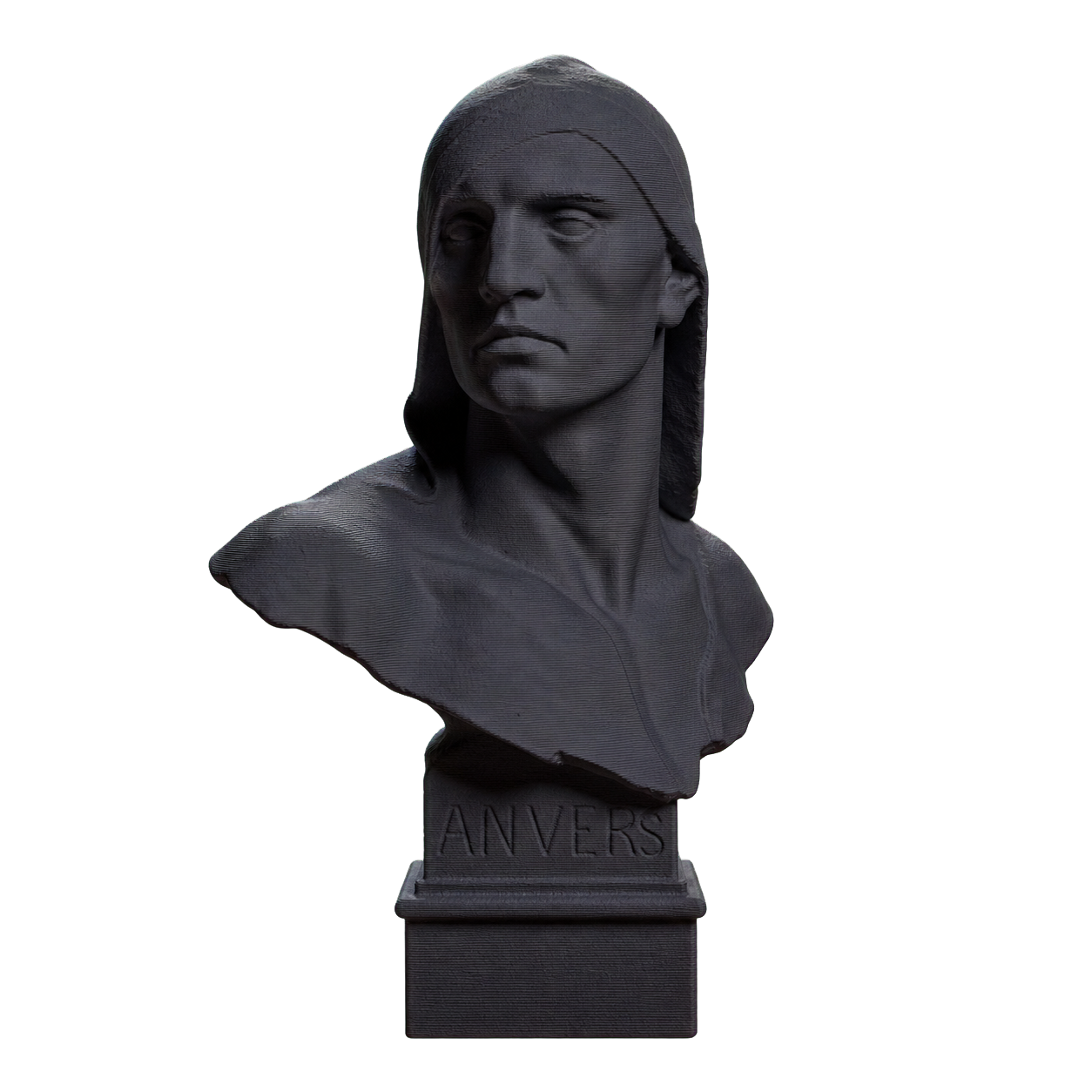 Anvers (Antwerp) Charcoal Black collectible bust