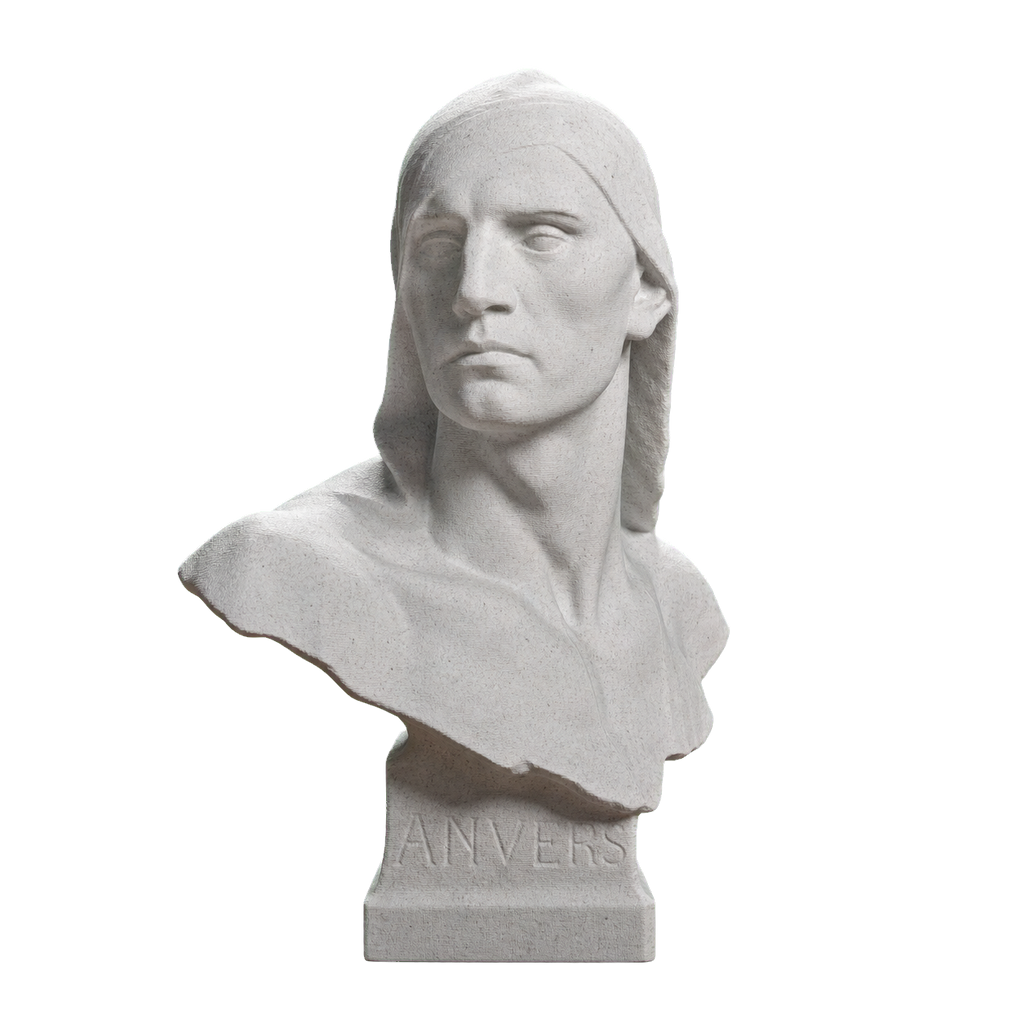 Anvers (Antwerp) Marble Stone collectible bust