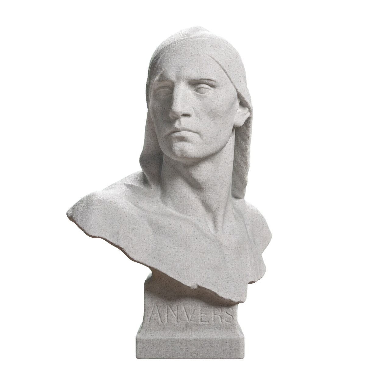 Anvers (Antwerp) Marble Stone collectible bust