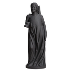 The angel Gabriel? with dove Charcoal Black collectible bust