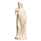 The angel Gabriel? with dove Ivory White collectible bust