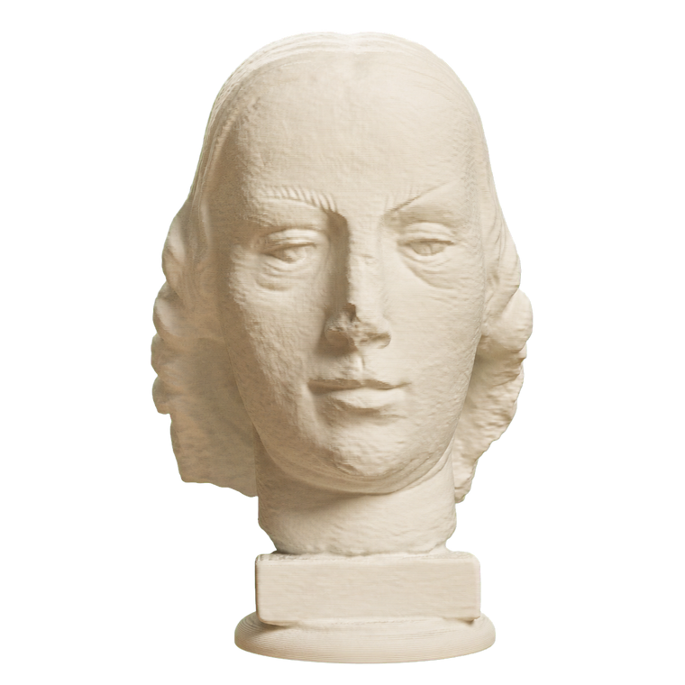 Female head. Fragment of a statue