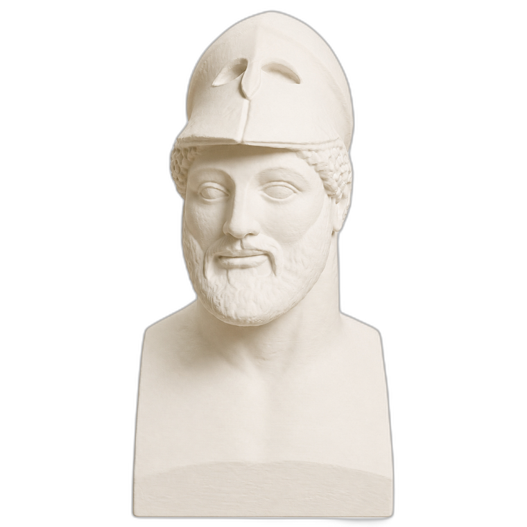 Warrior with Helmet Miltiades