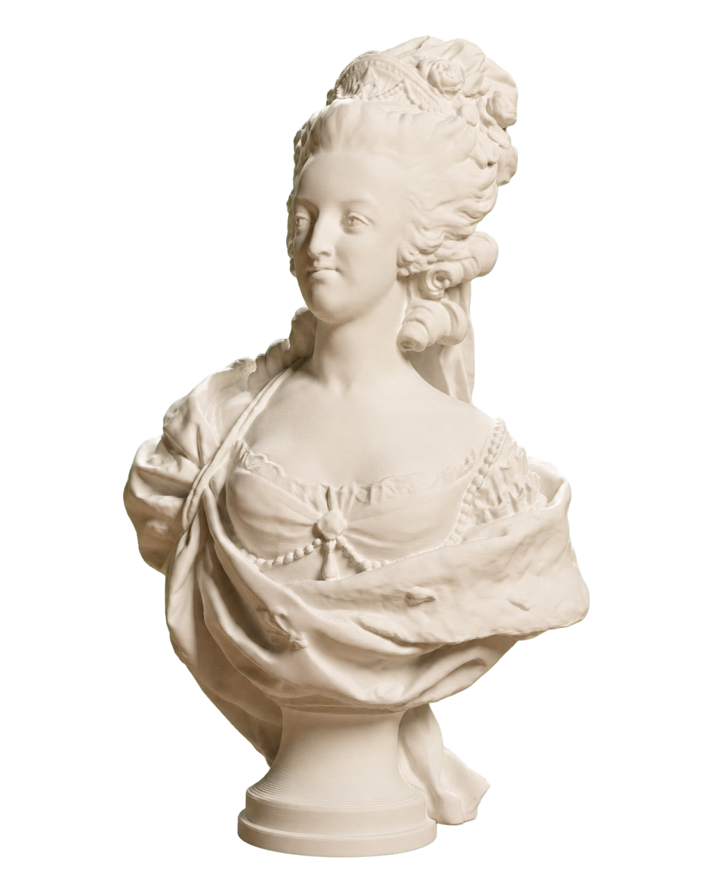 Portrait of Marie Antoinette (1755-93) Ivory White collectible bust