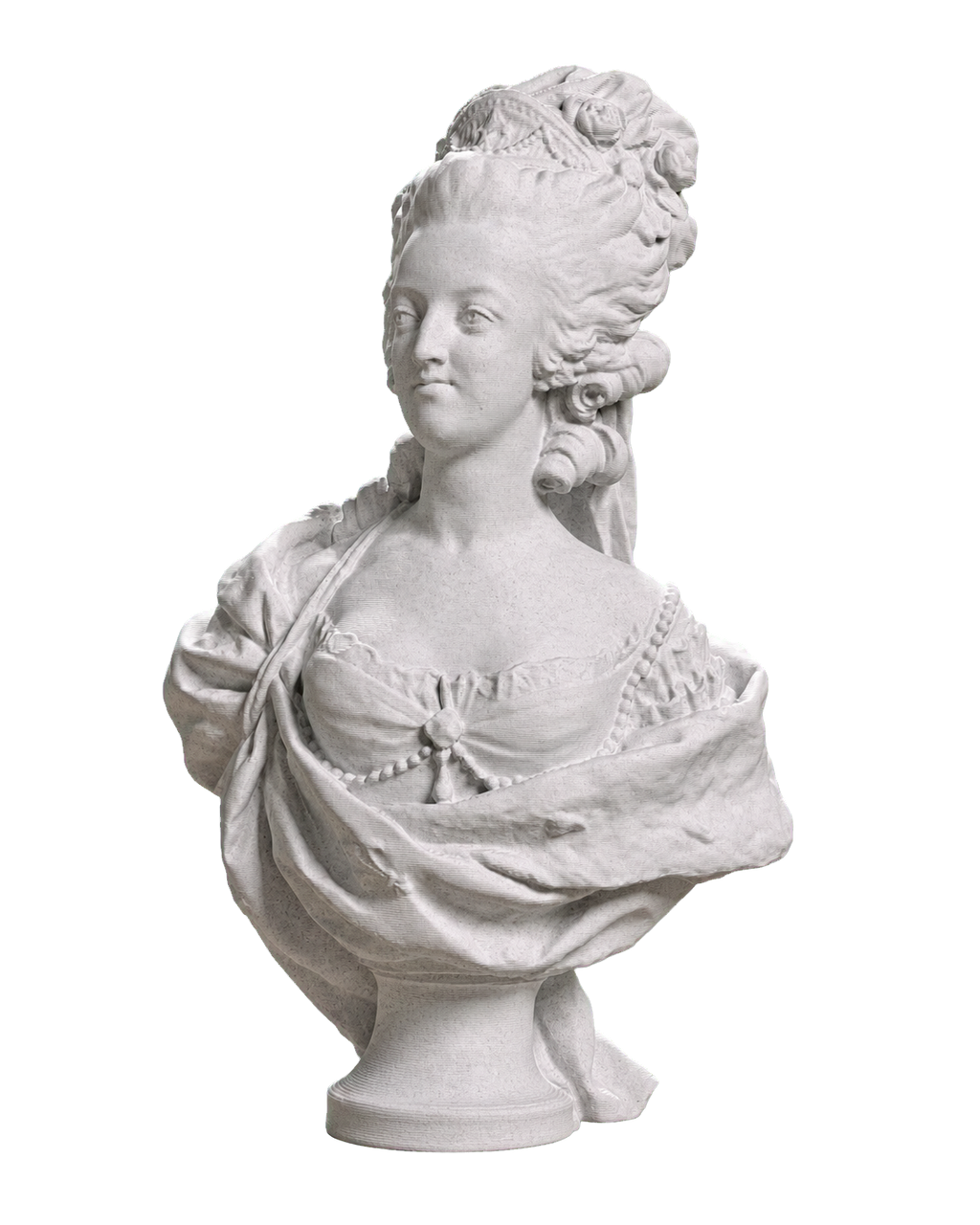 Portrait of Marie Antoinette (1755-93) Marble Stone collectible bust