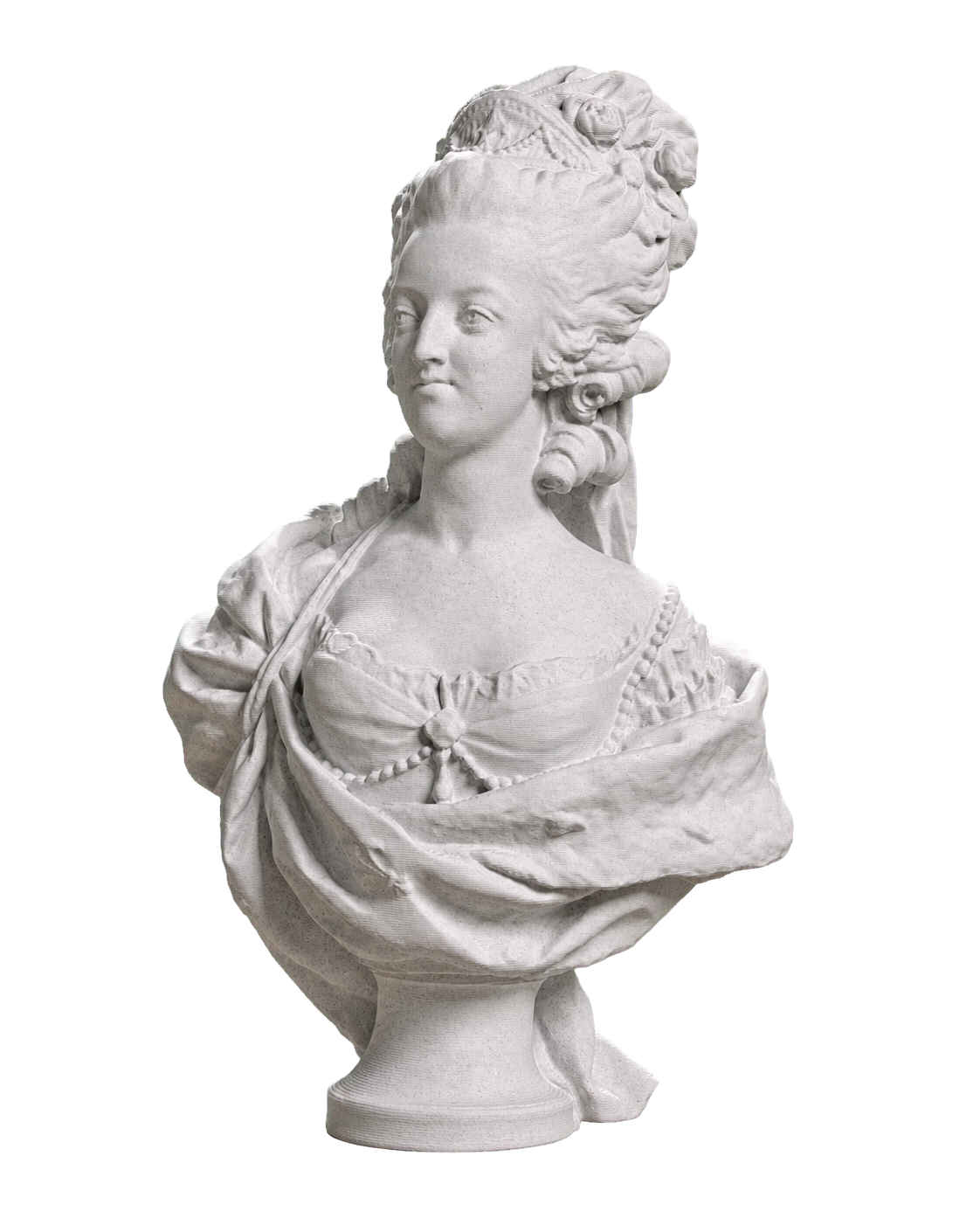 Portrait of Marie Antoinette (1755-93) Marble Stone collectible bust
