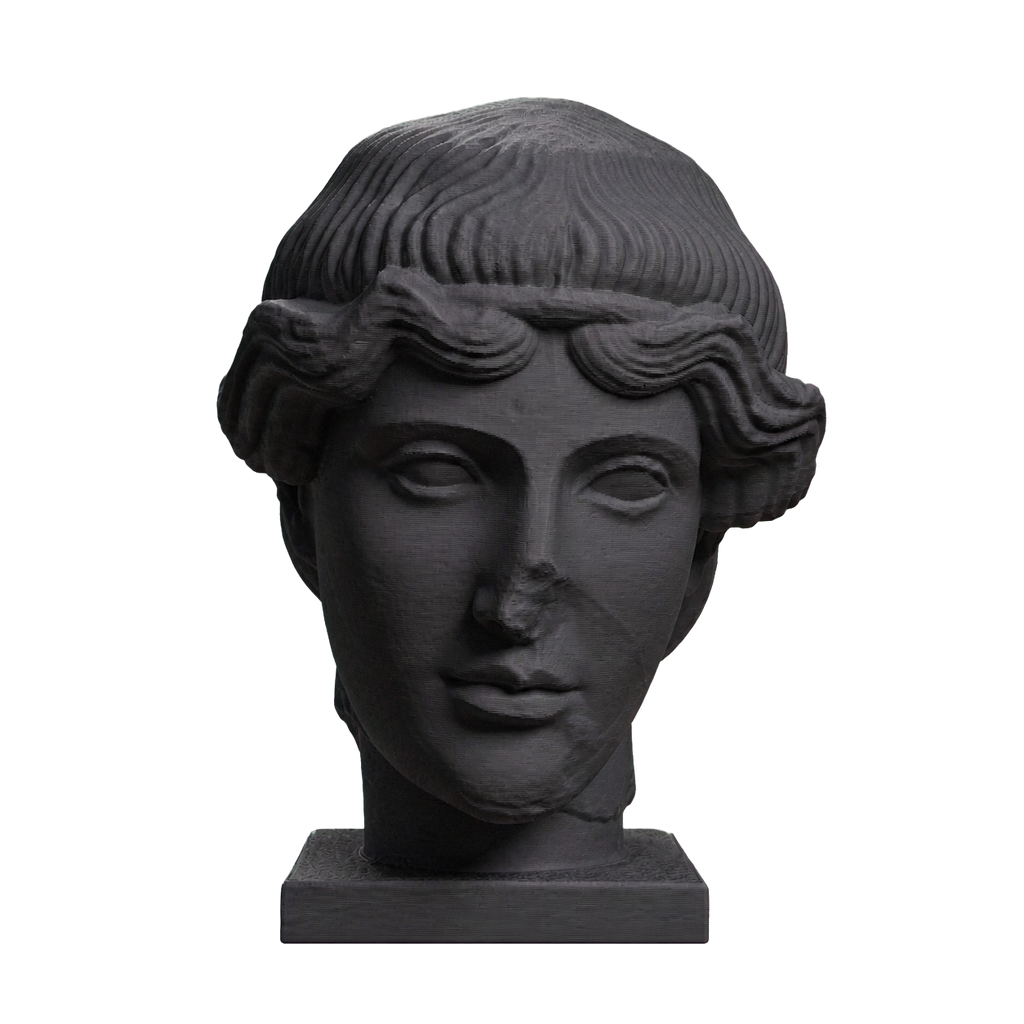 Head of Orpheus Charcoal Black collectible bust