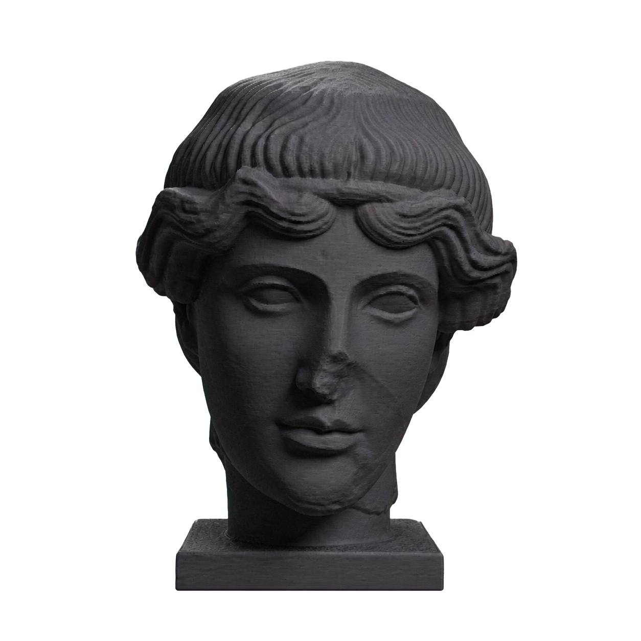 Head of Orpheus Charcoal Black collectible bust