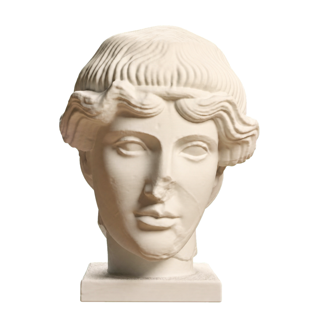 Head of Orpheus Ivory White collectible bust