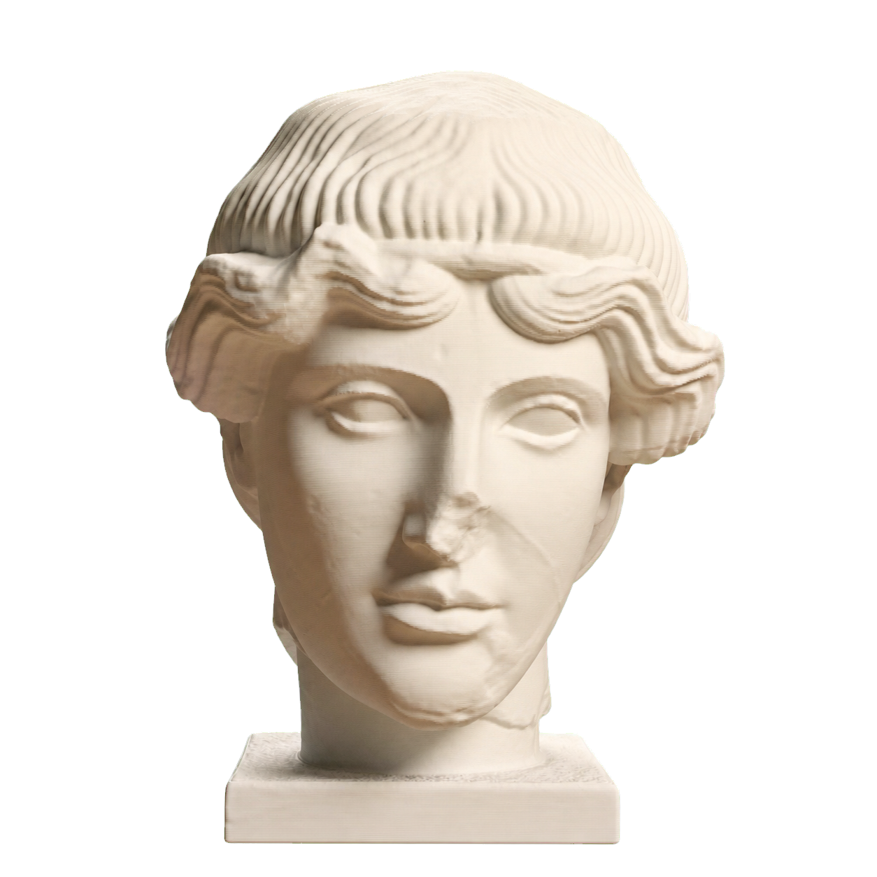 Head of Orpheus Ivory White collectible bust