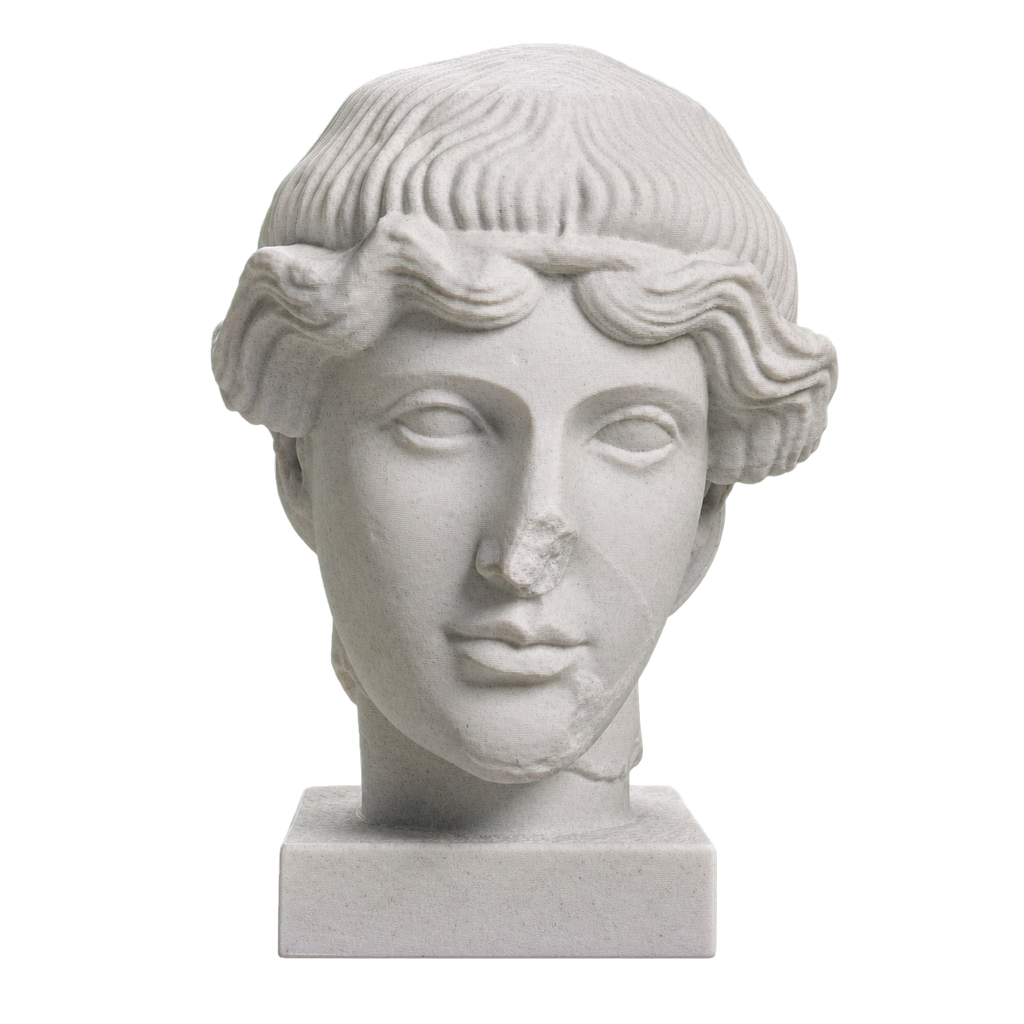 Head of Orpheus Marble Stone collectible bust