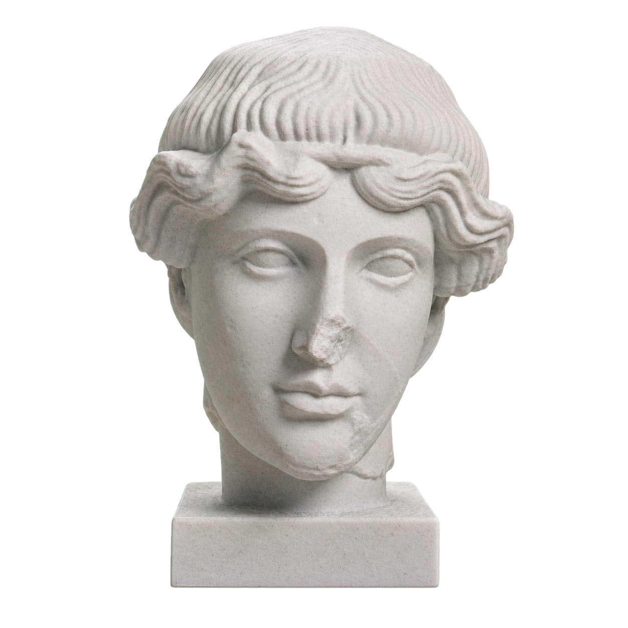 Head of Orpheus Marble Stone collectible bust