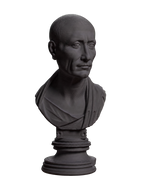Portrait of Julius Caesar (?) The Green Caesar Charcoal Black collectible bust