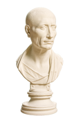 Portrait of Julius Caesar (?) The Green Caesar Ivory White collectible bust