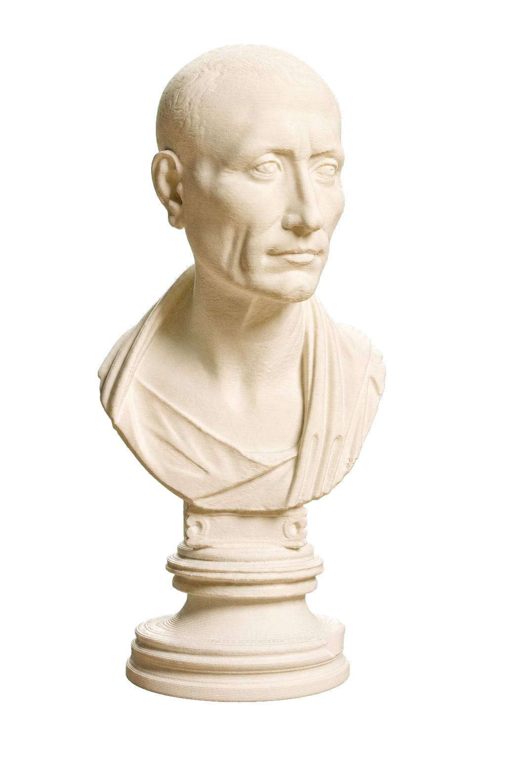 Portrait of Julius Caesar (?) The Green Caesar Ivory White collectible bust