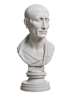 Portrait of Julius Caesar (?) The Green Caesar Marble Stone collectible bust