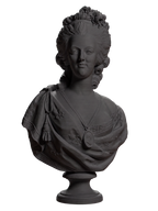 Portrait of Marie Antoinette Charcoal Black collectible bust
