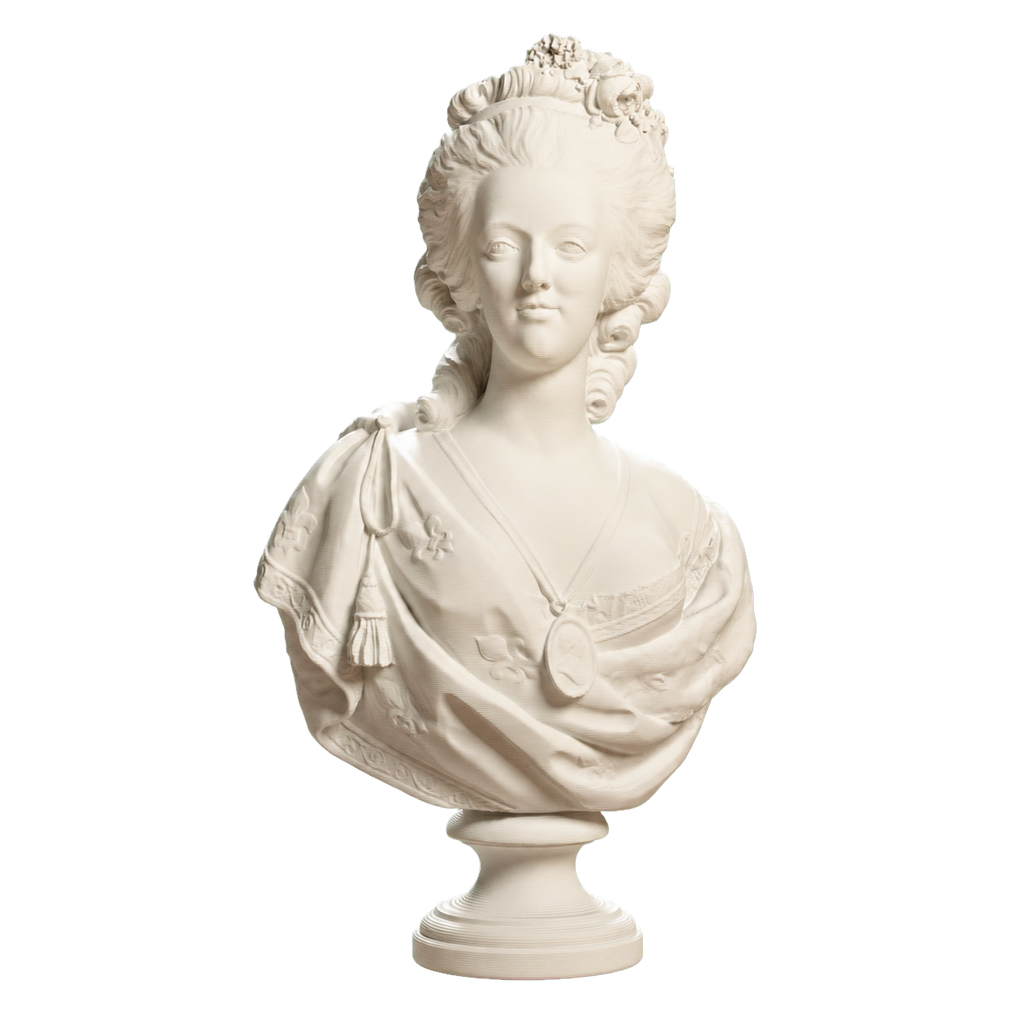 Portrait of Marie Antoinette Ivory White collectible bust