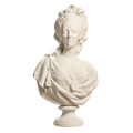 Portrait of Marie Antoinette Ivory White collectible bust