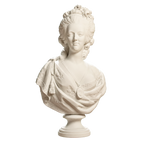 Portrait of Marie Antoinette Ivory White collectible bust