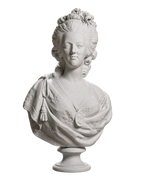 Portrait of Marie Antoinette Marble Stone collectible bust