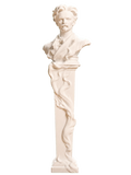 Portrait of August Strindberg Ivory White collectible bust