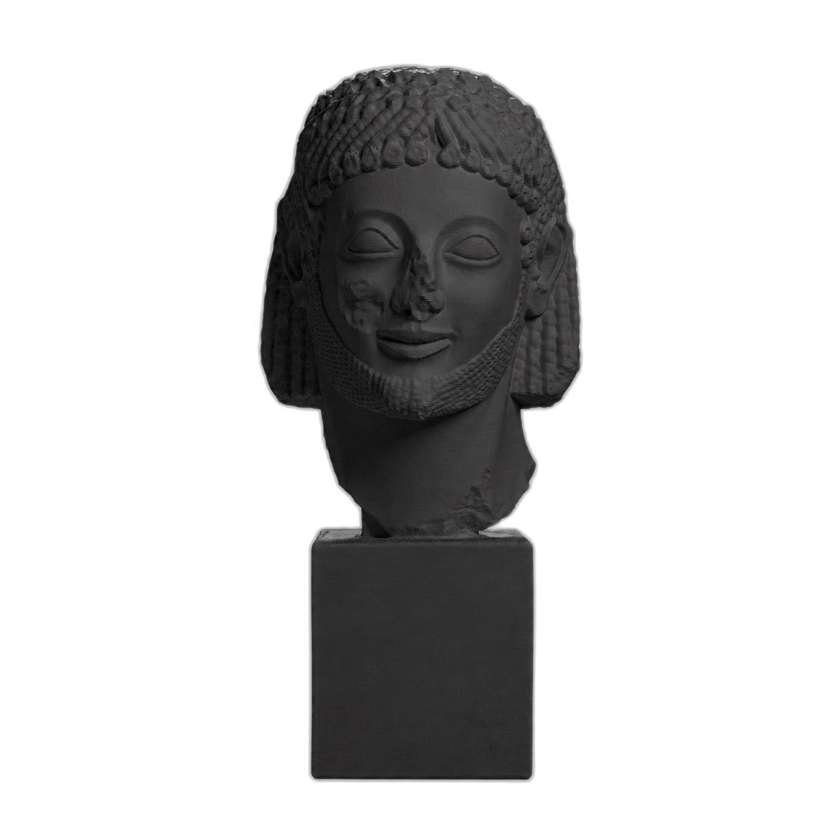 The Rampin Rider Charcoal Black collectible bust