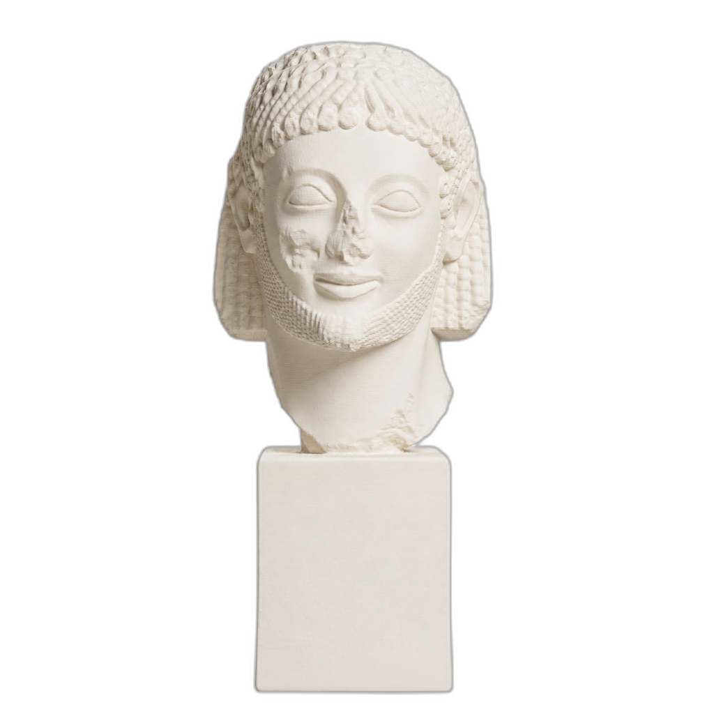 The Rampin Rider Ivory White collectible bust