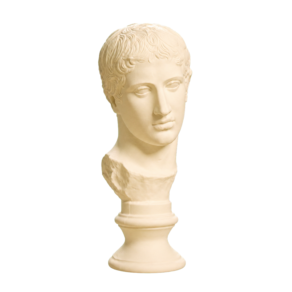 From a statue of Diskoforos or Diskos carrier Ivory White collectible bust