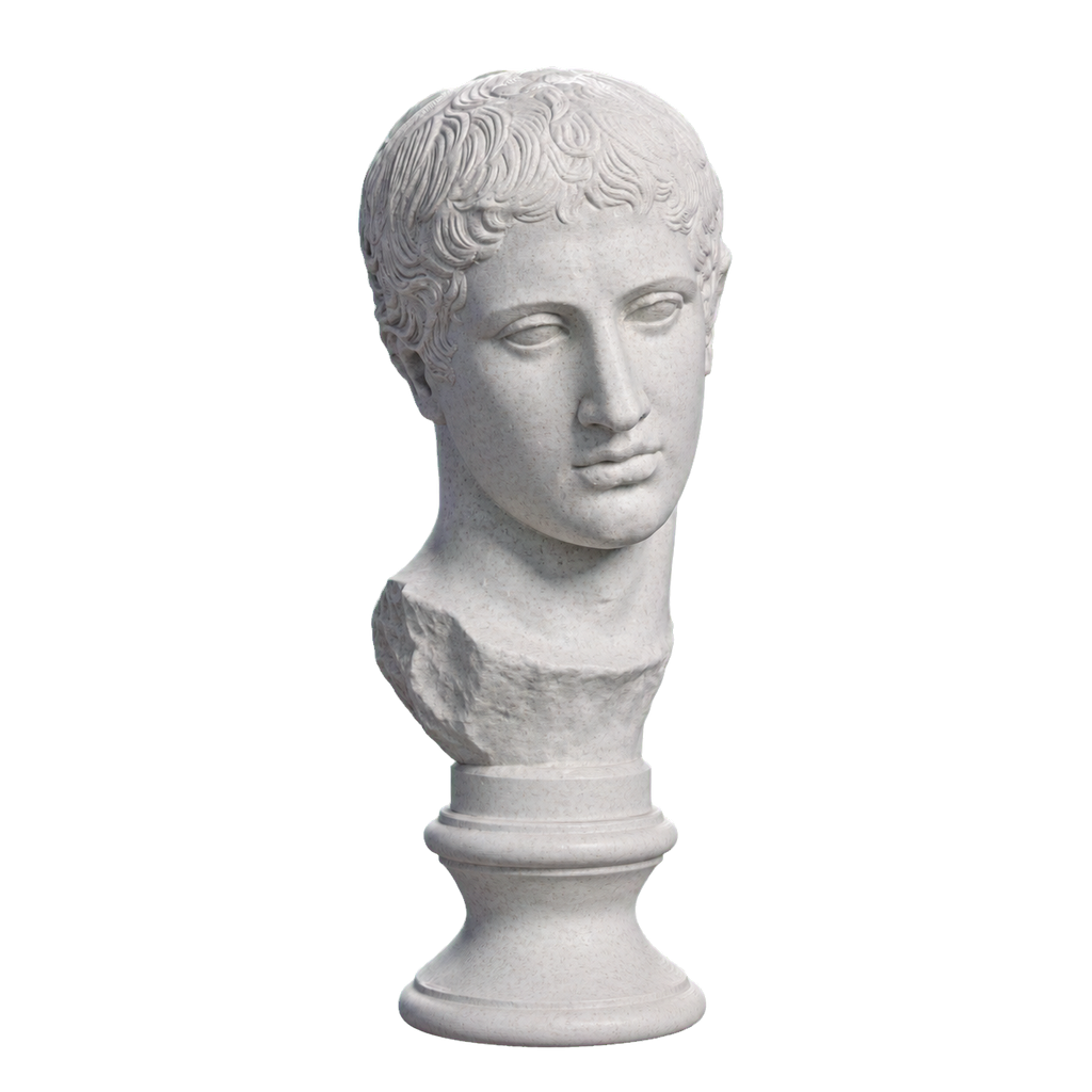 From a statue of Diskoforos or Diskos carrier Marble Stone collectible bust