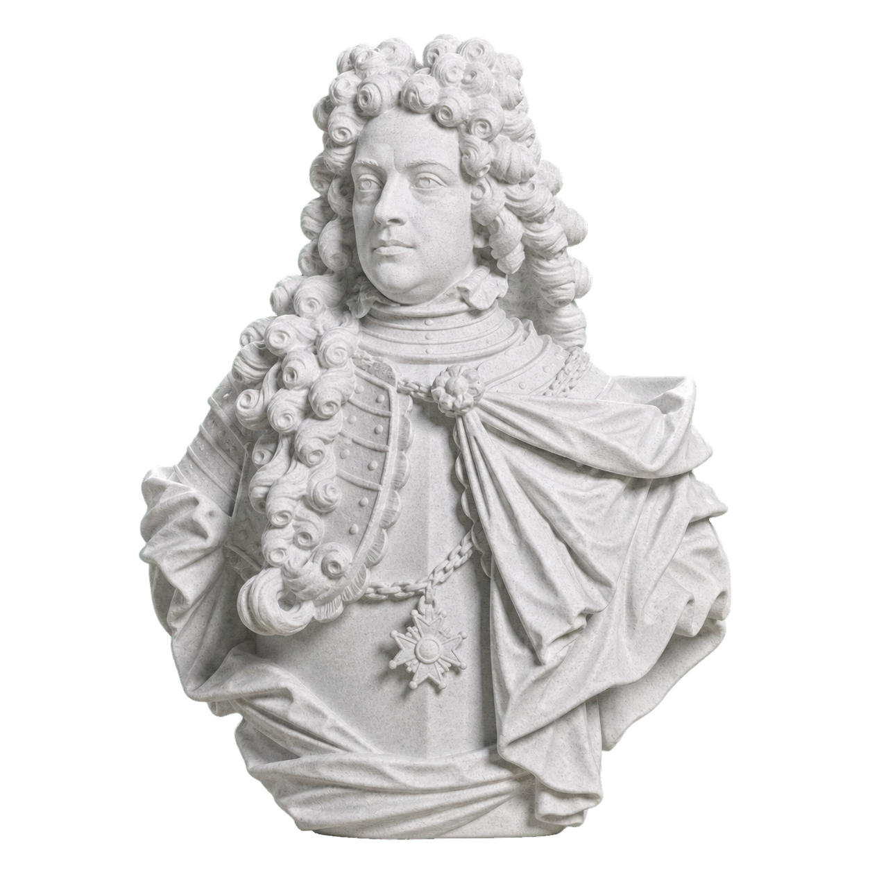 Captain Moritz Hartmann Marble Stone collectible bust