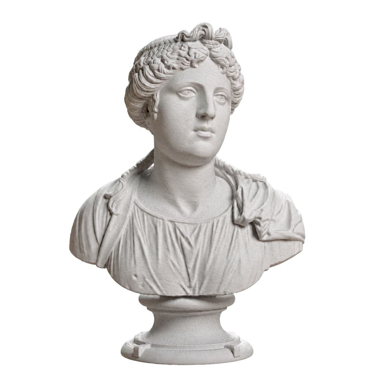 Bust of a young woman Marble Stone collectible bust