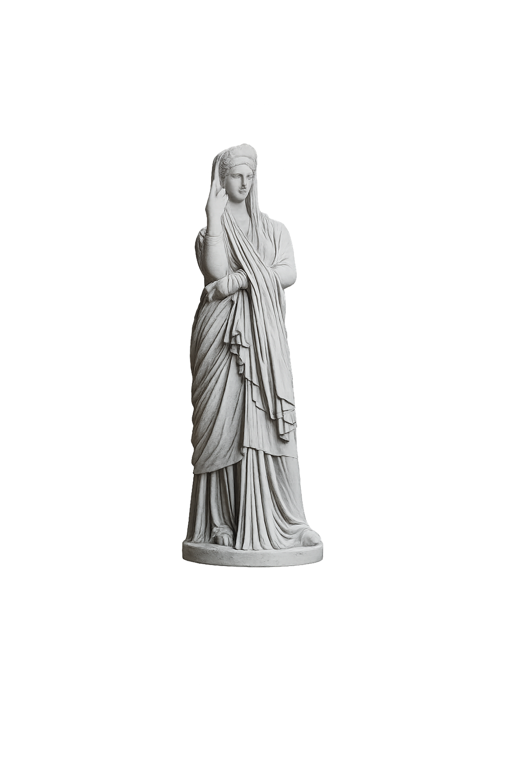 Statue of a woman the so-called 'Pudicitia' type Marble Stone collectible bust