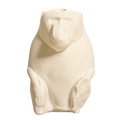 Statuette of a Baboon Ivory White collectible bust