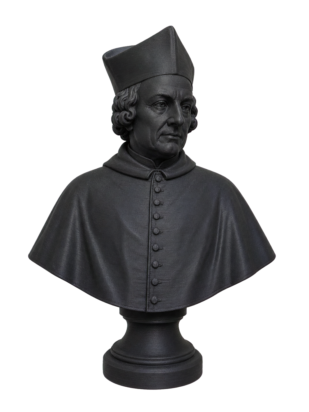 Portrait of a Cardinal Charcoal Black collectible bust