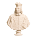 Portrait of a Cardinal Ivory White collectible bust
