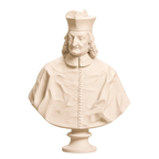 Portrait of a Cardinal Ivory White collectible bust