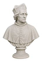 Portrait of a Cardinal Marble Stone collectible bust