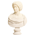 Portrait of a noble lady Ivory White collectible bust