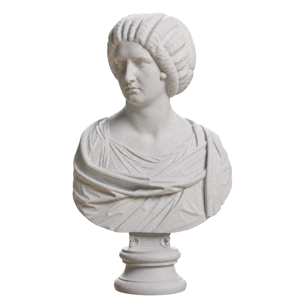 Portrait of a noble lady Marble Stone collectible bust